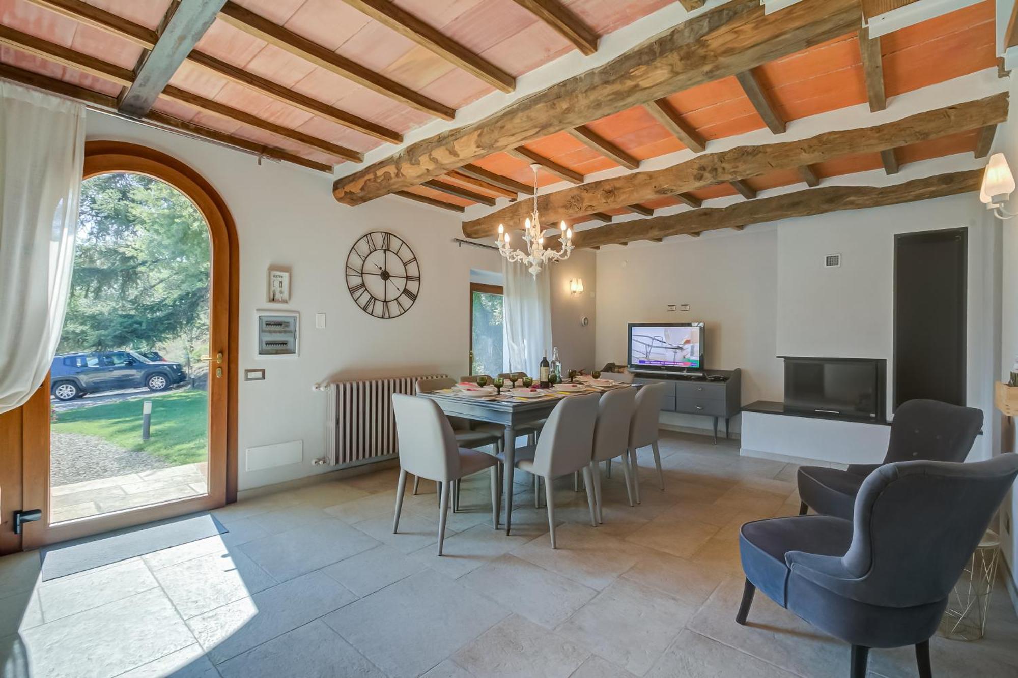 Tuscan Home S Margherita Private Outdoor - Happy Rentals Bucine Zewnętrze zdjęcie